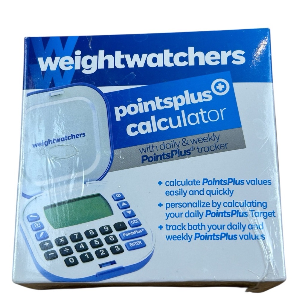 Weight Watchers PointsPlus Calculator Daily Weekly Tracker New Sealed Box